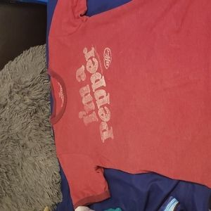 Red, Dr. Pepper shirt, small